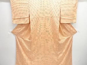 網目模様小紋着物